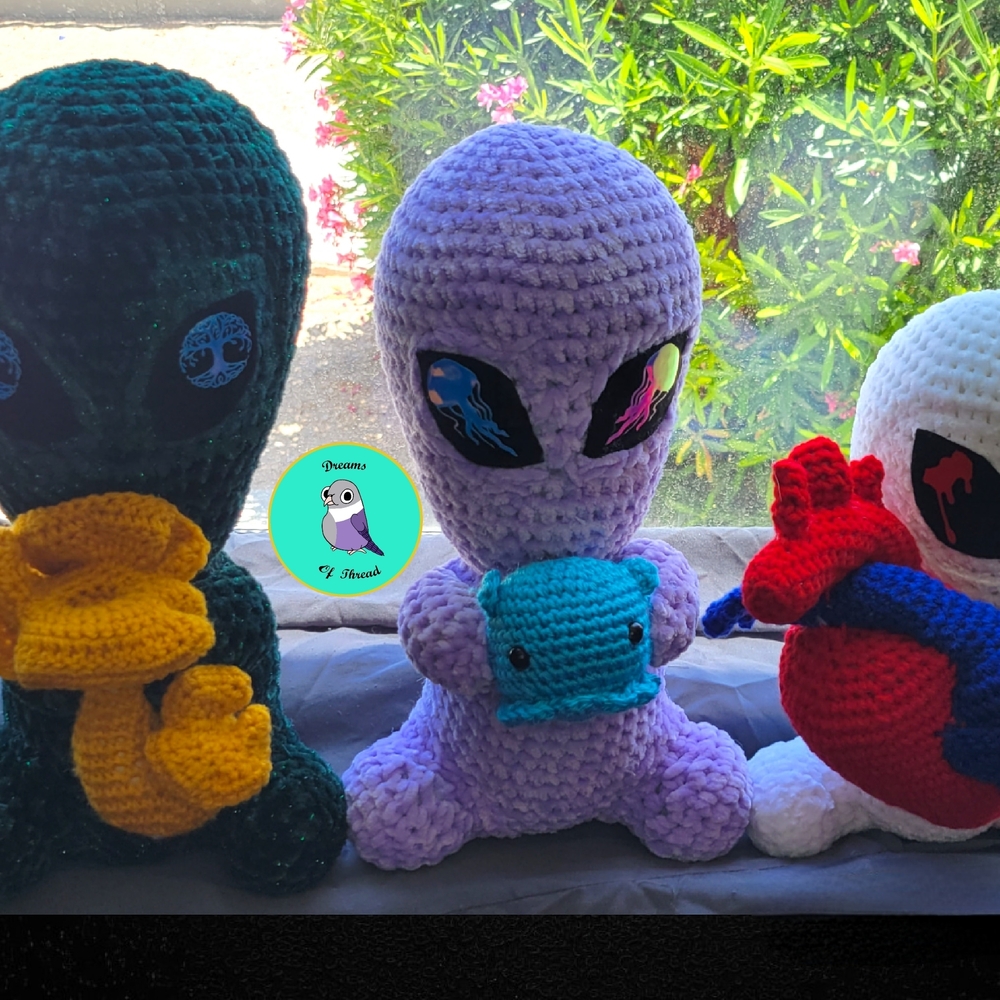 Crochet Alien Plush